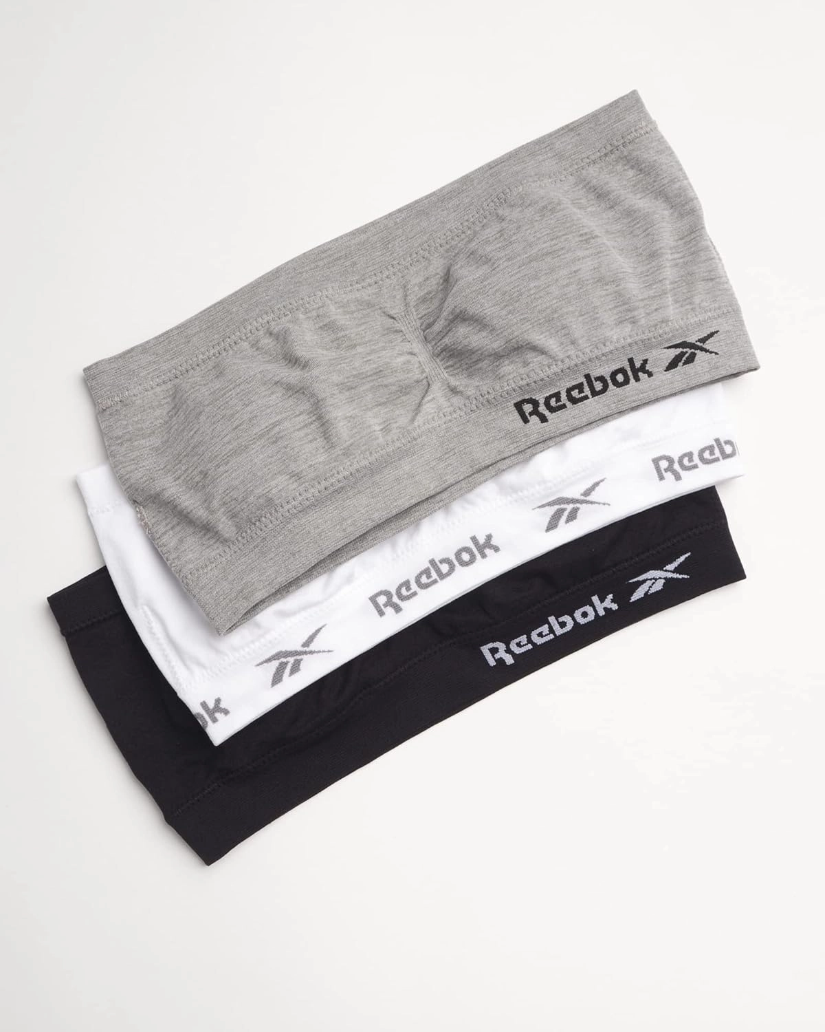 Reebok Girls' Training Bras - 3 Pack/6 Pack Soft Seamless Strapless Tube Bandeau Bra with Removable Pads (Sizes: S-XL)