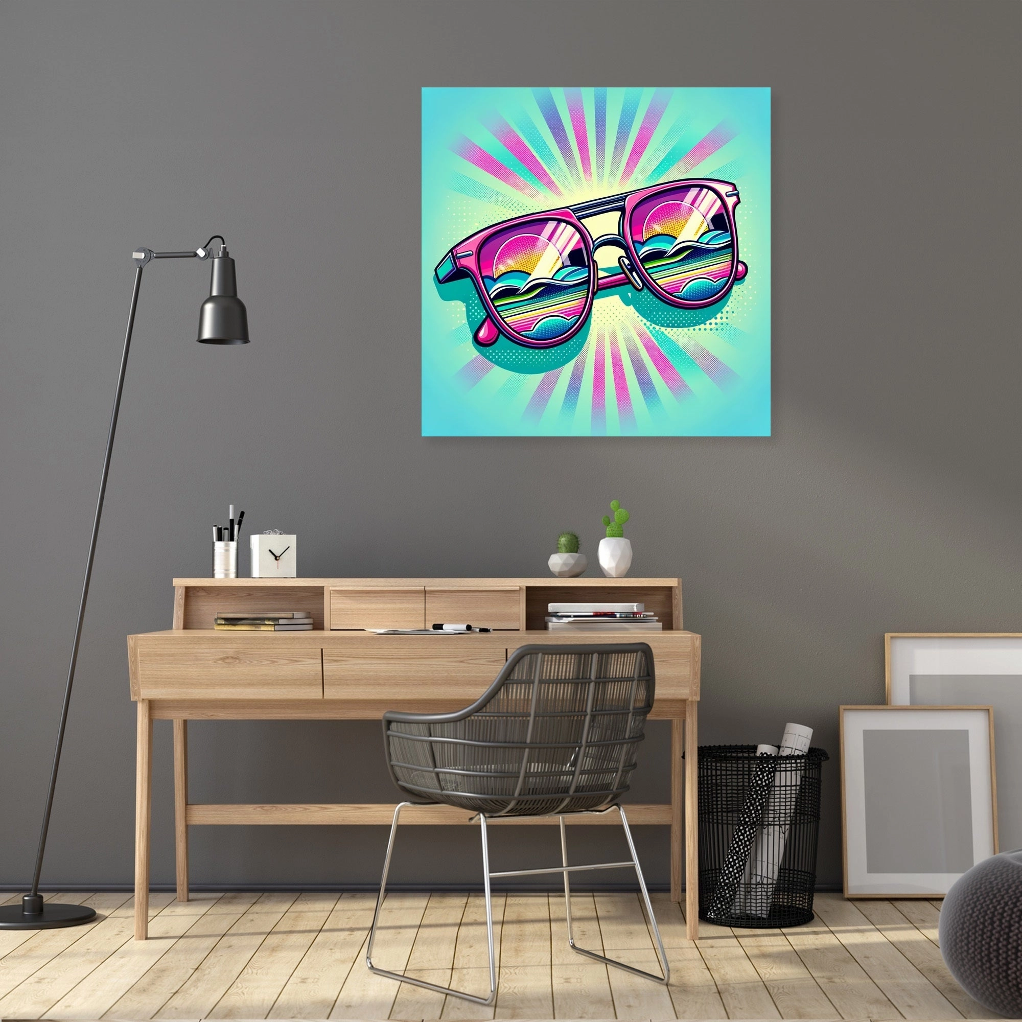 Retro Sun Canvas