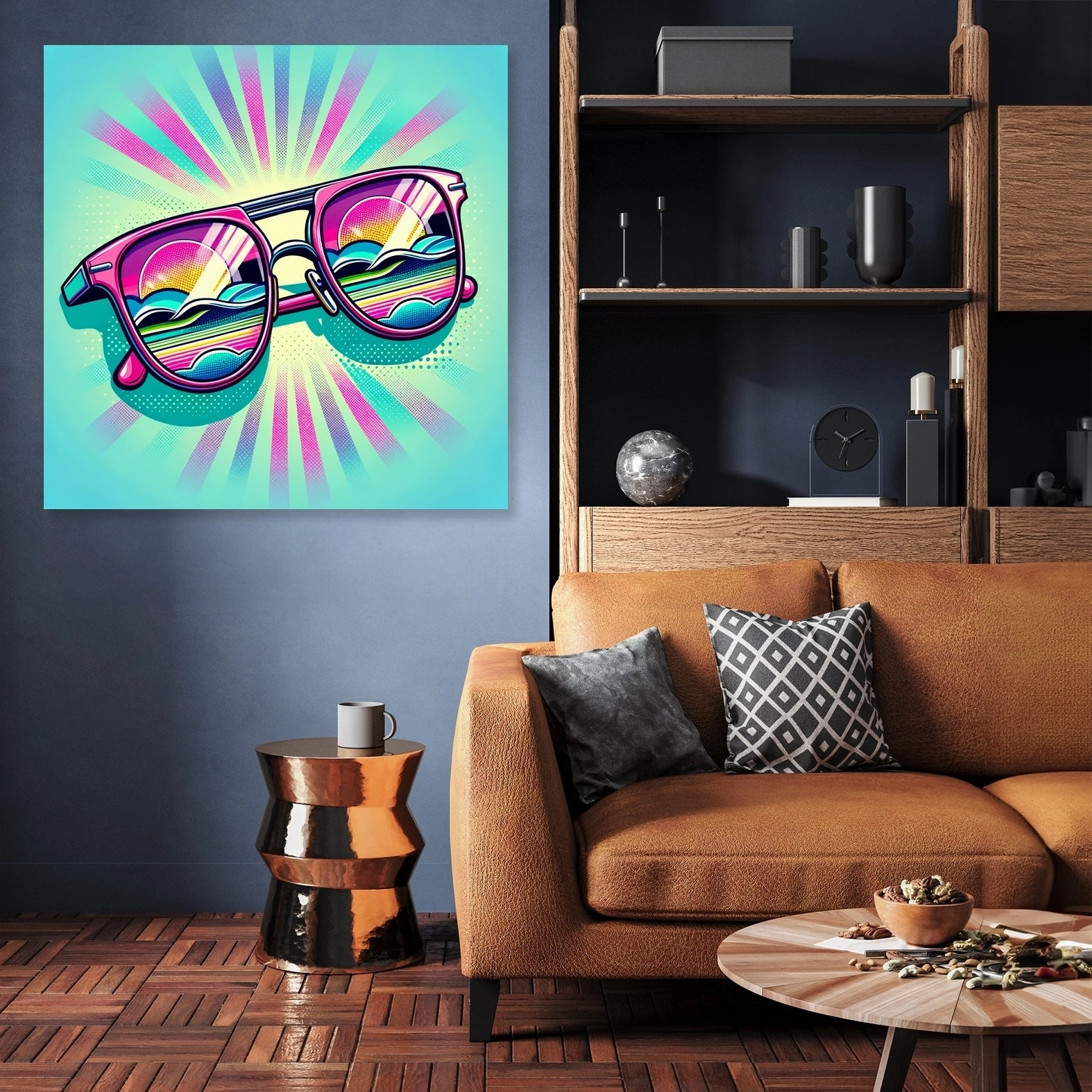 Retro Sun Canvas