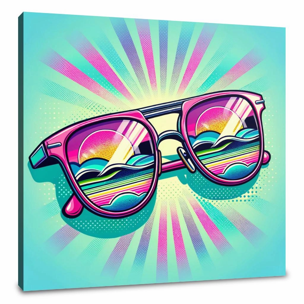 Retro Sun Canvas