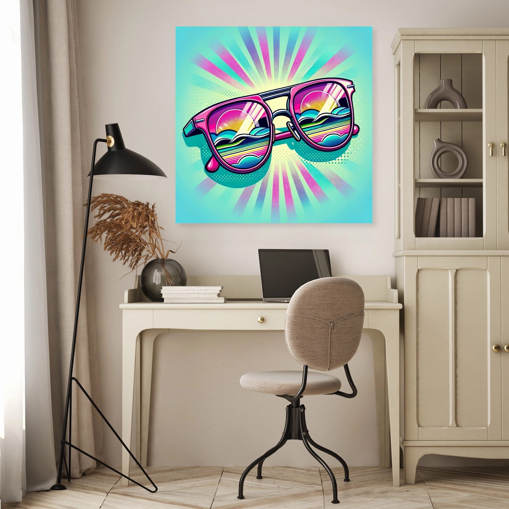 Retro Sun Canvas