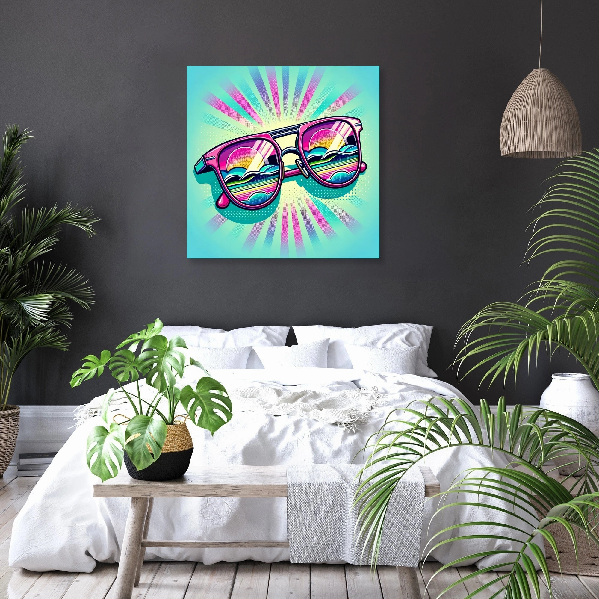 Retro Sun Canvas