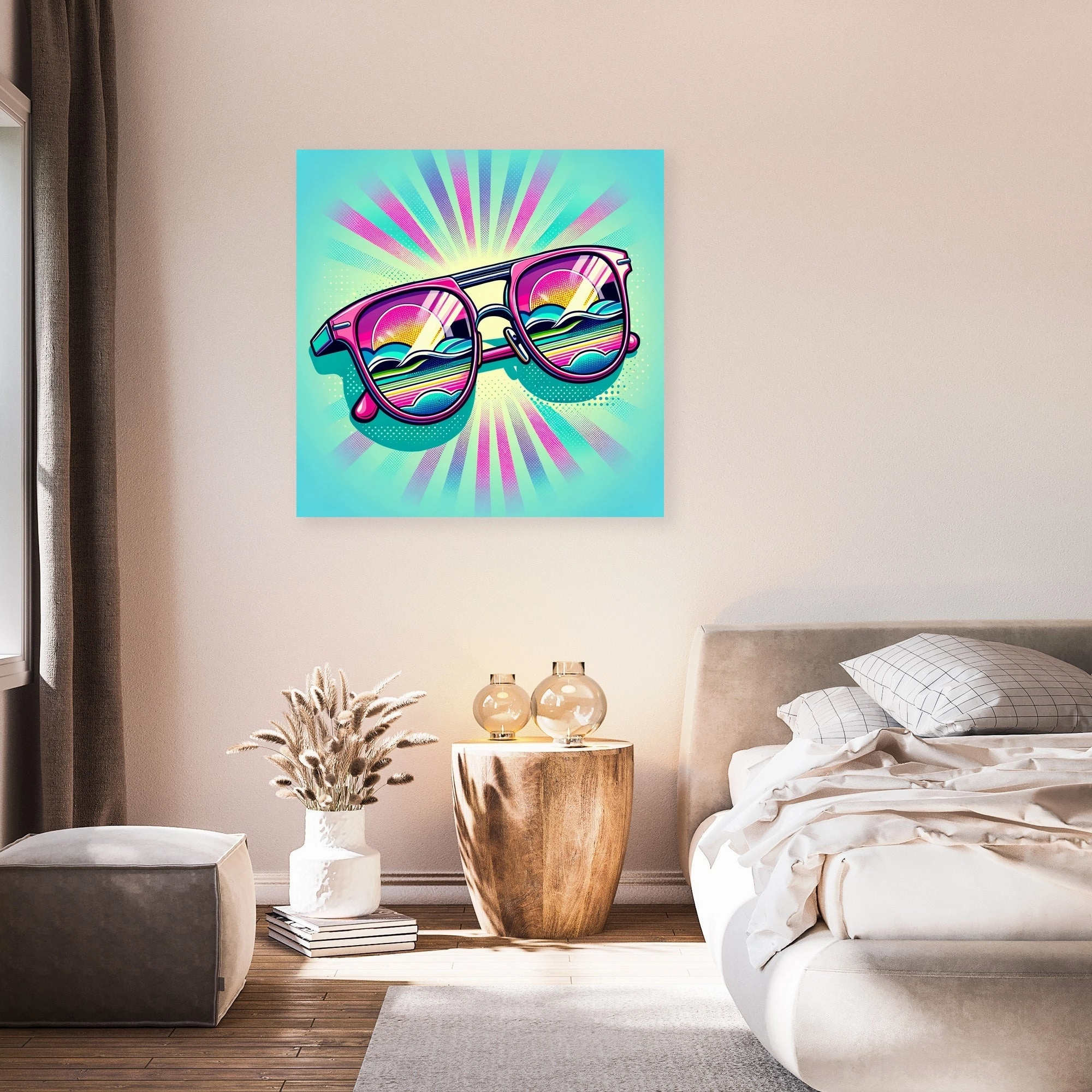 Retro Sun Canvas