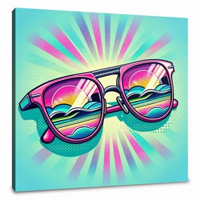 Retro Sun Canvas