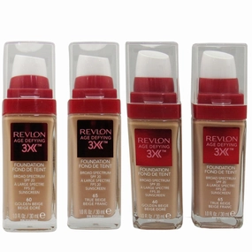 Revlon Age Defyng 3X Makeup Foundation With SPF 50 Assorted - Wholesale 8 Units (REVDEF3X)