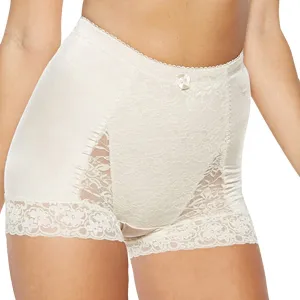 Rhonda Shear womens Pin Up Lace Control Panty Underwear, Nude, X-Large US