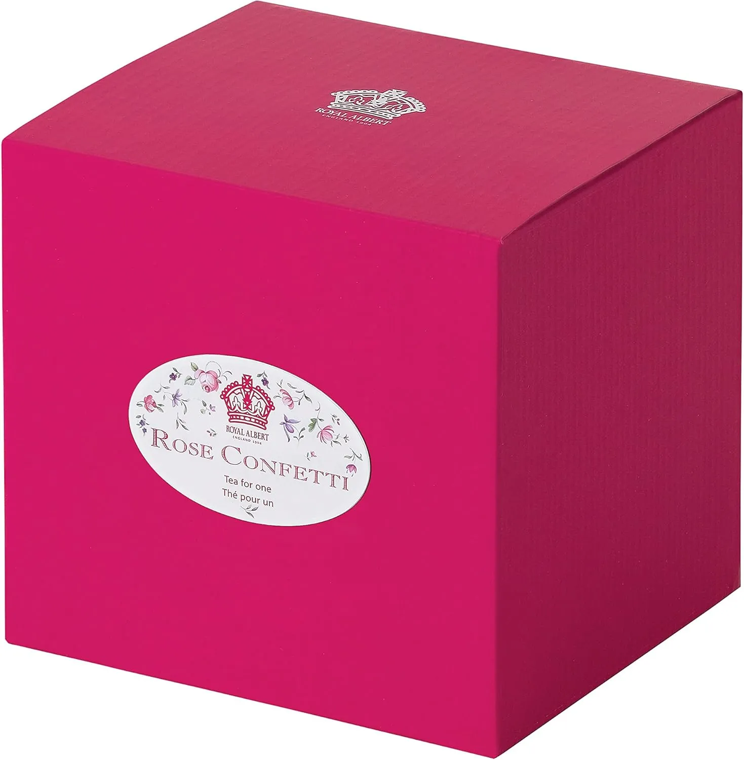 Royal Albert Rose Confetti Tea for One, 16 oz, Pink Multi