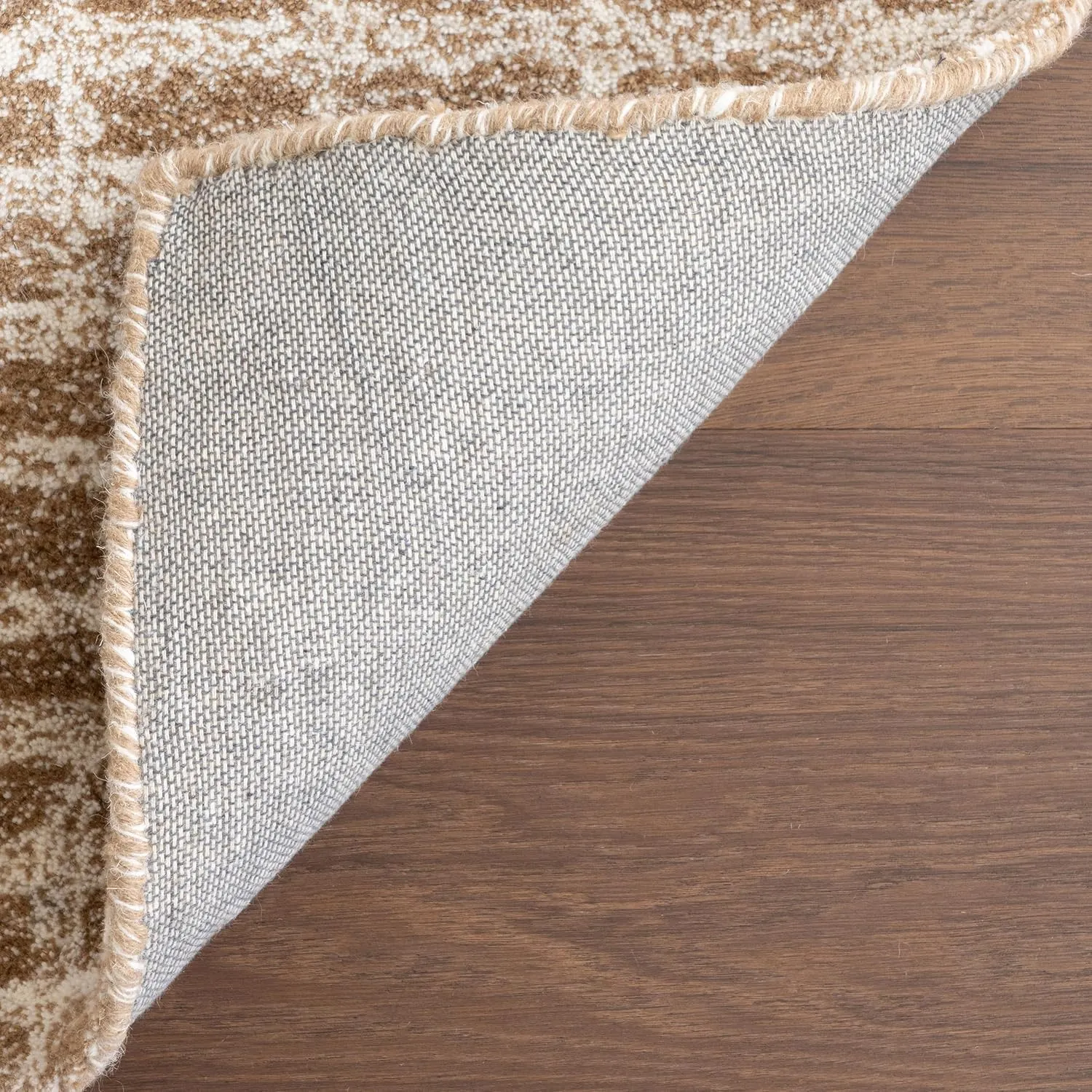 Rugs USA Gio Crosshatch Wool Area Rug, 8x10, Beige