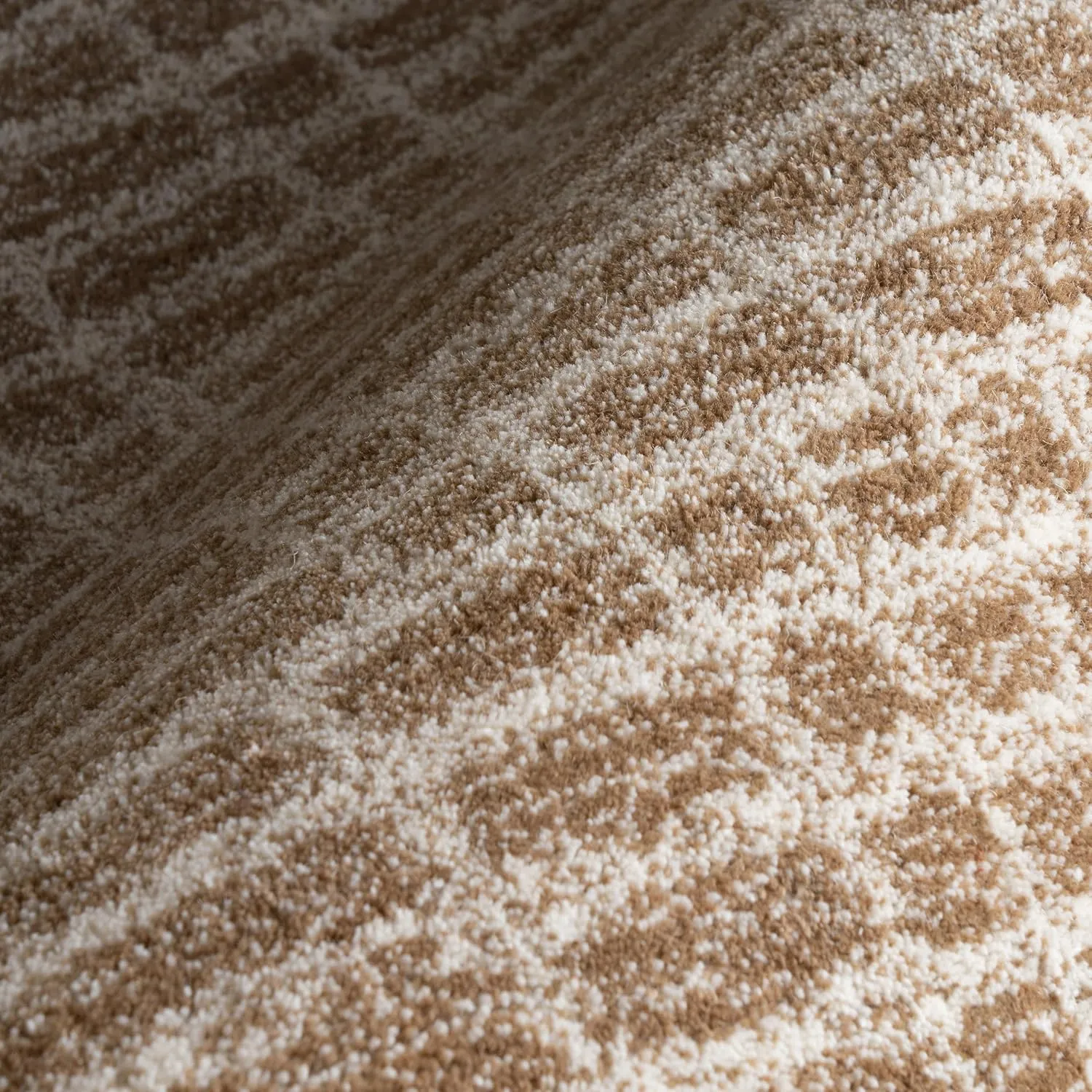 Rugs USA Gio Crosshatch Wool Area Rug, 8x10, Beige