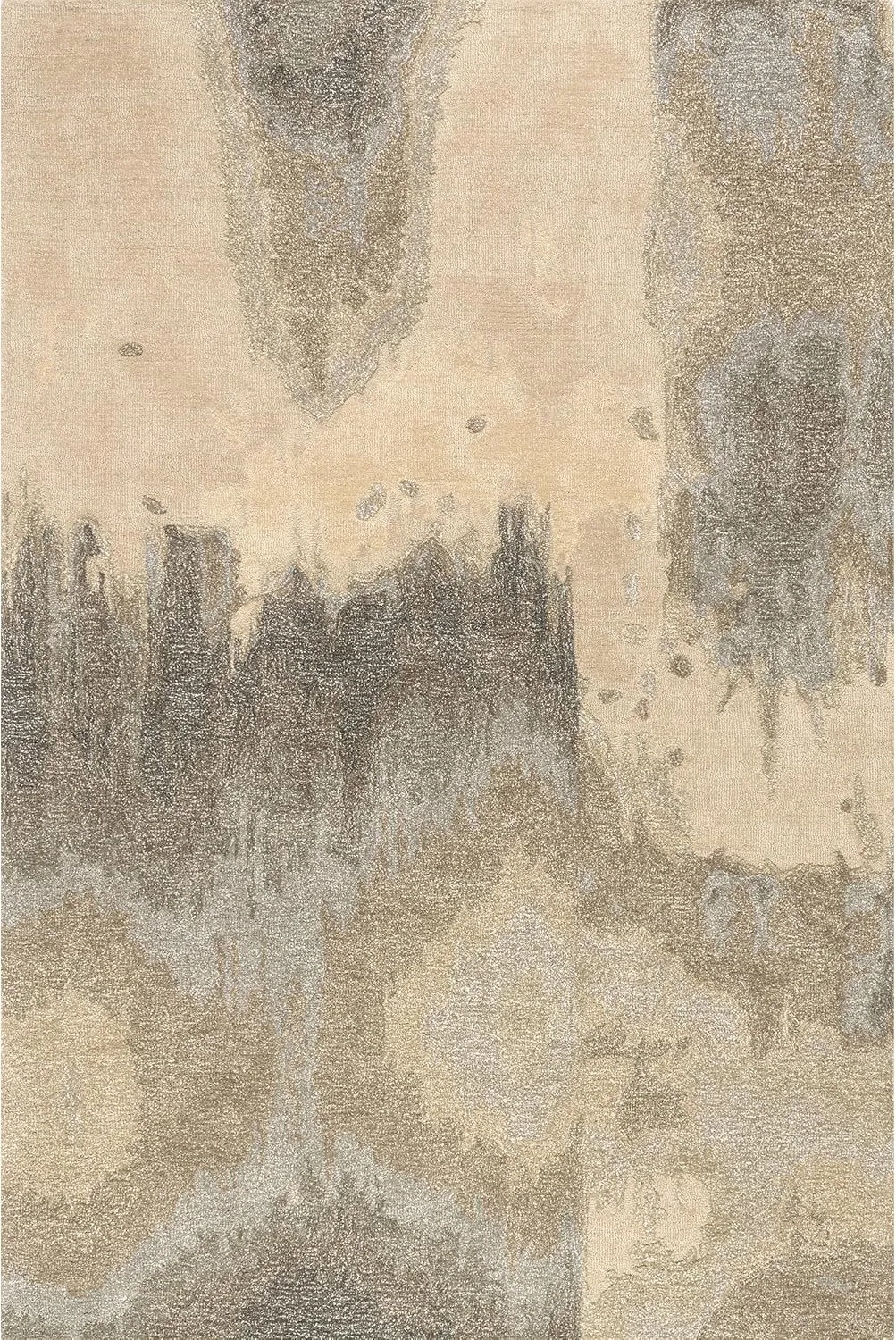 Rugs USA Siwalik Wool Area Rug, 4x6, Beige