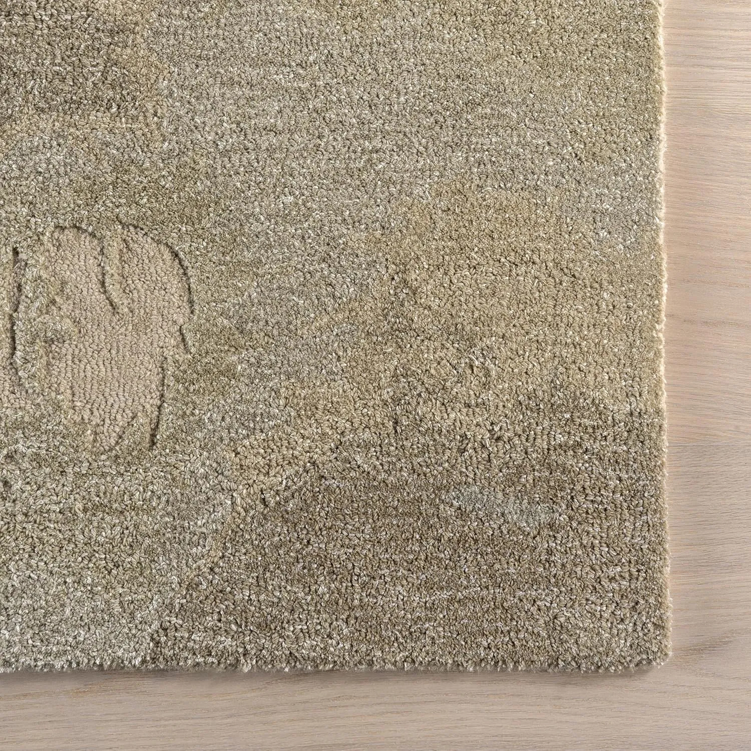 Rugs USA Siwalik Wool Area Rug, 4x6, Beige