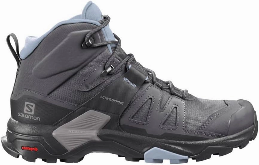 Salomon X Ultra 4 Mid GTX Hiking Shoe - Women's Quarry/Black/Legion Blue