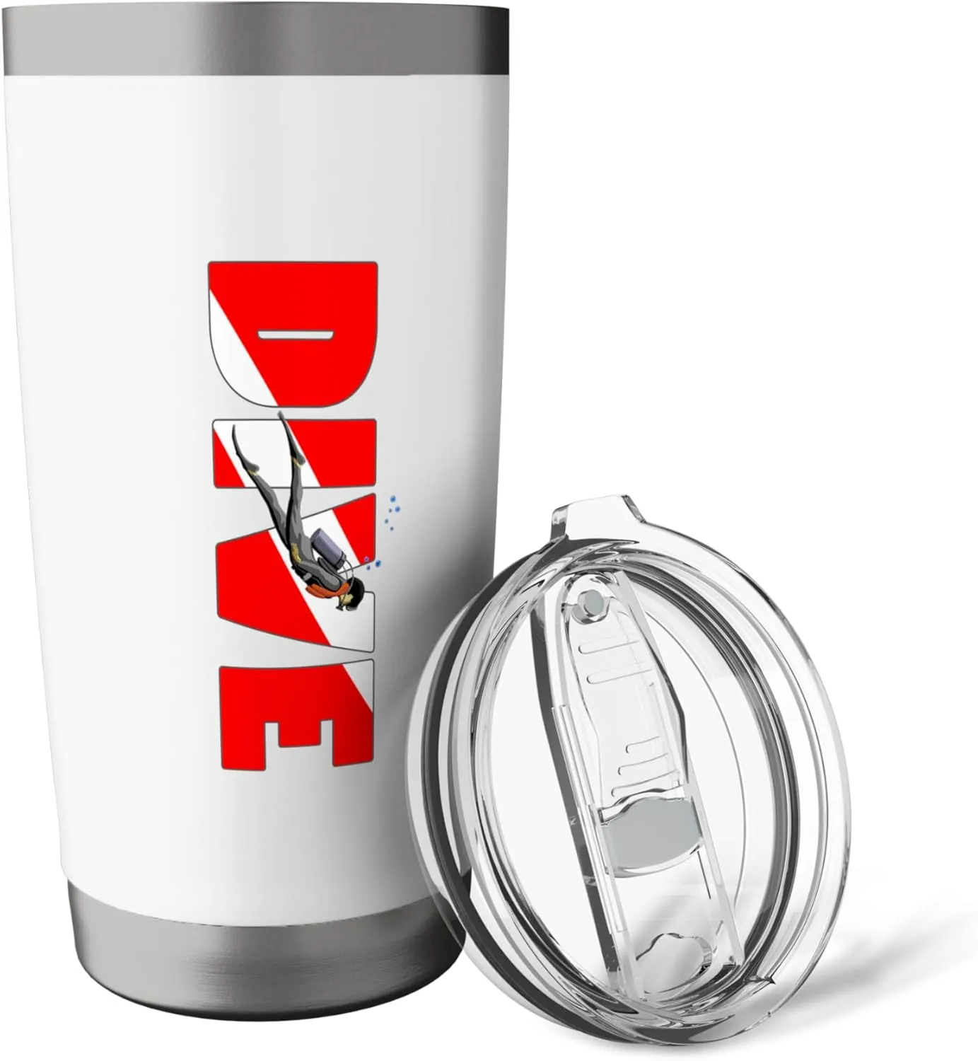 Scuba Diving Underwater Adventure Stainless Steel Insulated Tumbler