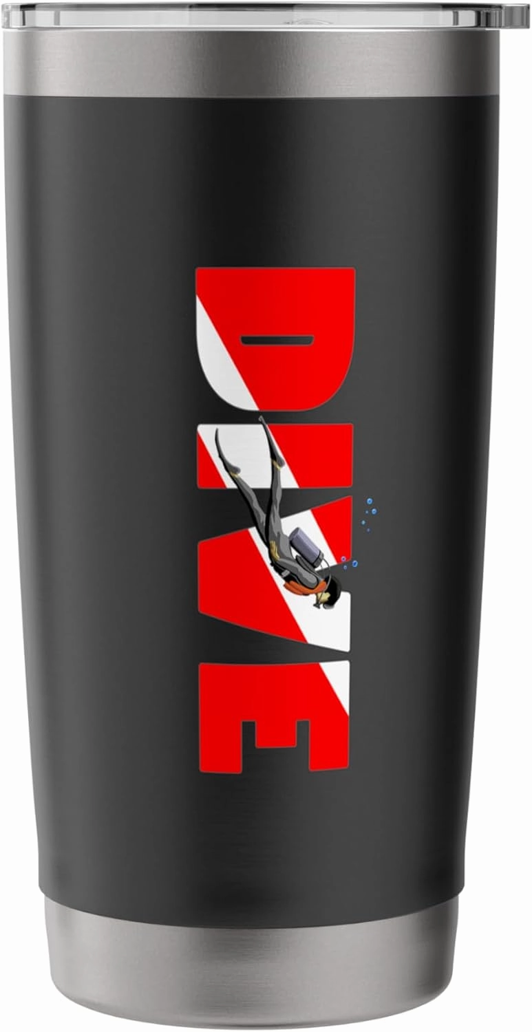 Scuba Diving Underwater Adventure Stainless Steel Insulated Tumbler