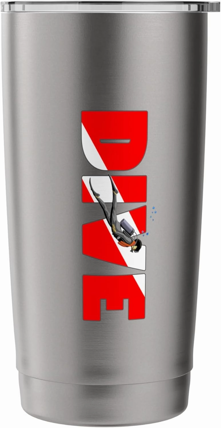 Scuba Diving Underwater Adventure Stainless Steel Insulated Tumbler
