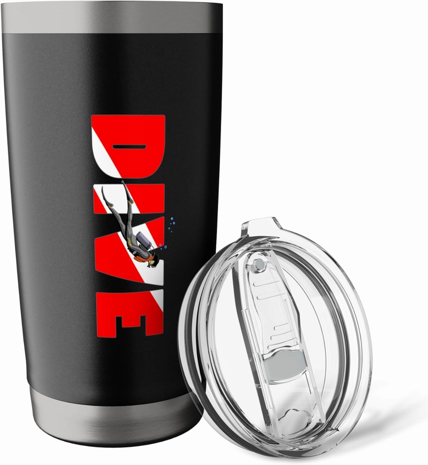 Scuba Diving Underwater Adventure Stainless Steel Insulated Tumbler