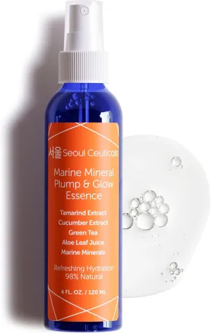 SeoulCeuticals Korean Skin Care Essence Toner - K Beauty Skincare Spray Mist For Face Contains Cucumber Extract and Marine Minerals   Organic Aloe - Get That Healthy Youthful Glow