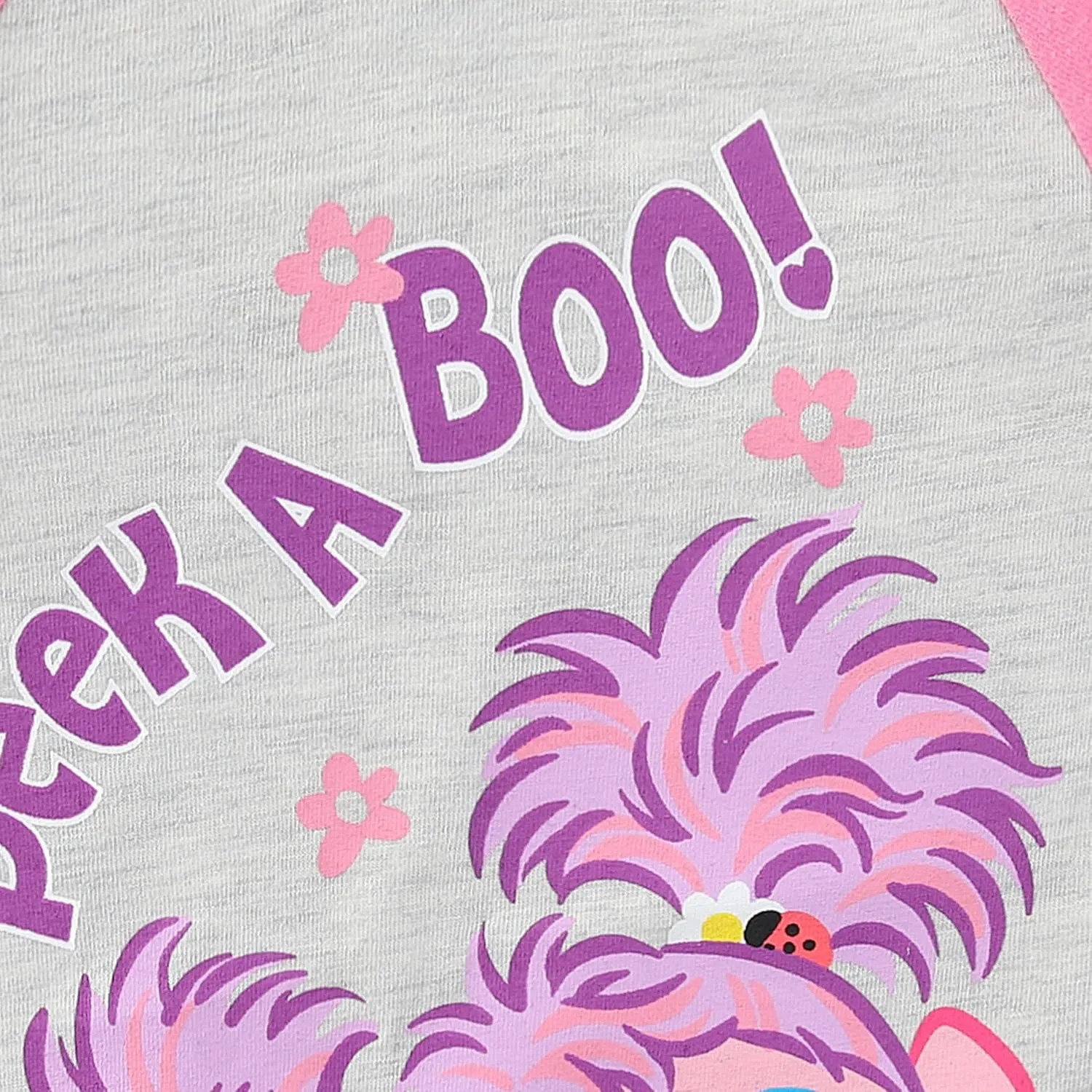 Sesame Street Abby Cadabby Girls Short Sleeve T-Shirt and French Terry Shorts for Infant, Toddler, and Big Kids