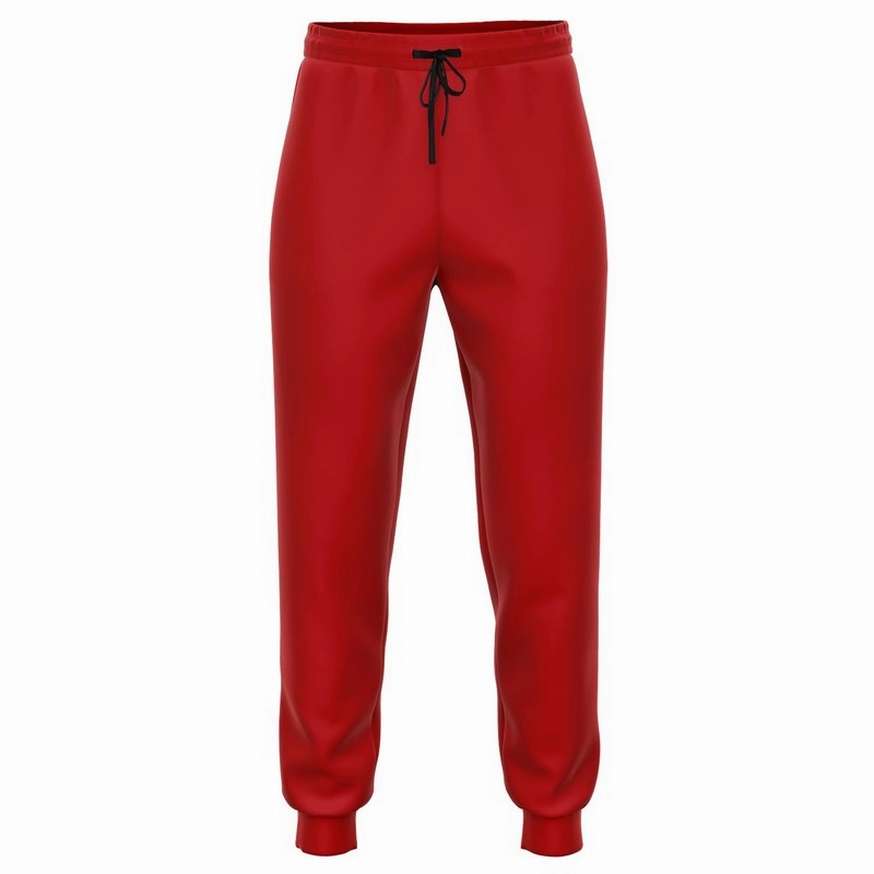 Shaded Red Joggers | Unisex | with PLUS sizes | C0M100Y100K30