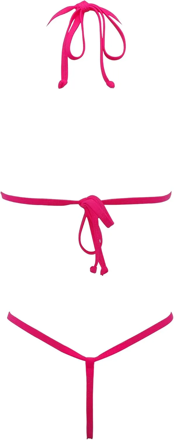 SHERRYLO Micro Bikini Extreme Slutty G String Bikinis Crotchless Exotic Women Lingerie No Coverage Nude Sexy Dancer Outfits