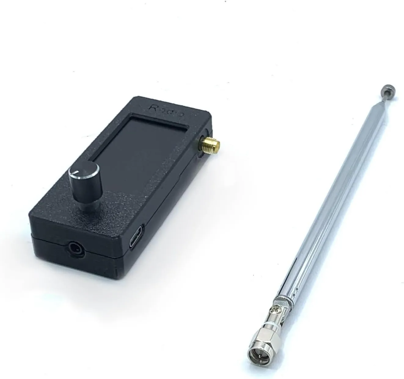 Si4732 Portable Shortwave Radio Receiver, 0.5-108mhz Mini Radio, LSB USB AM FM Full Band Radio Receiver, Pocket Size Radio for Outdoor Camping and Travel(Black-Pull Rod)