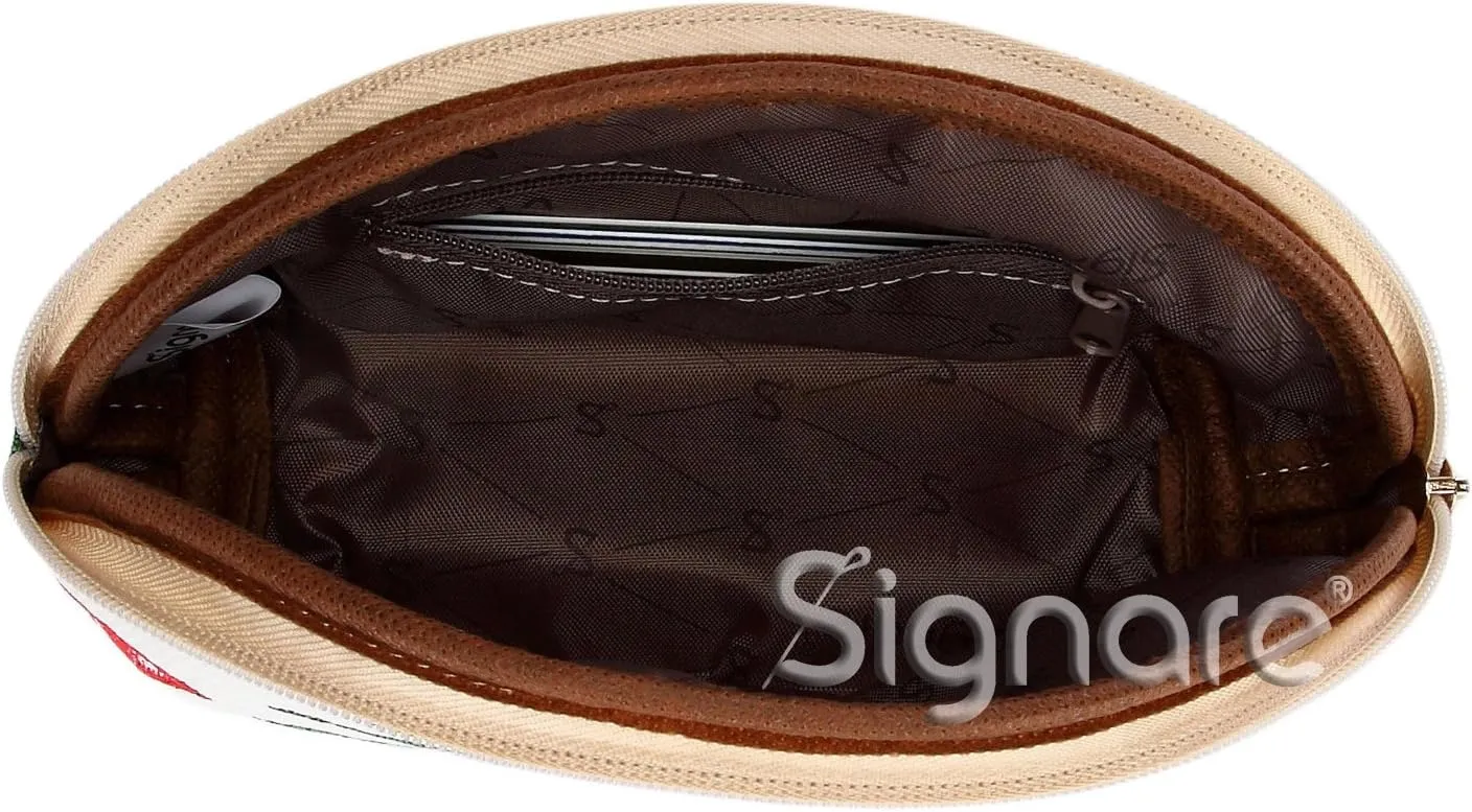Signare Tapestry Cosmetic Bag Toiletry Makeup Bag for Women