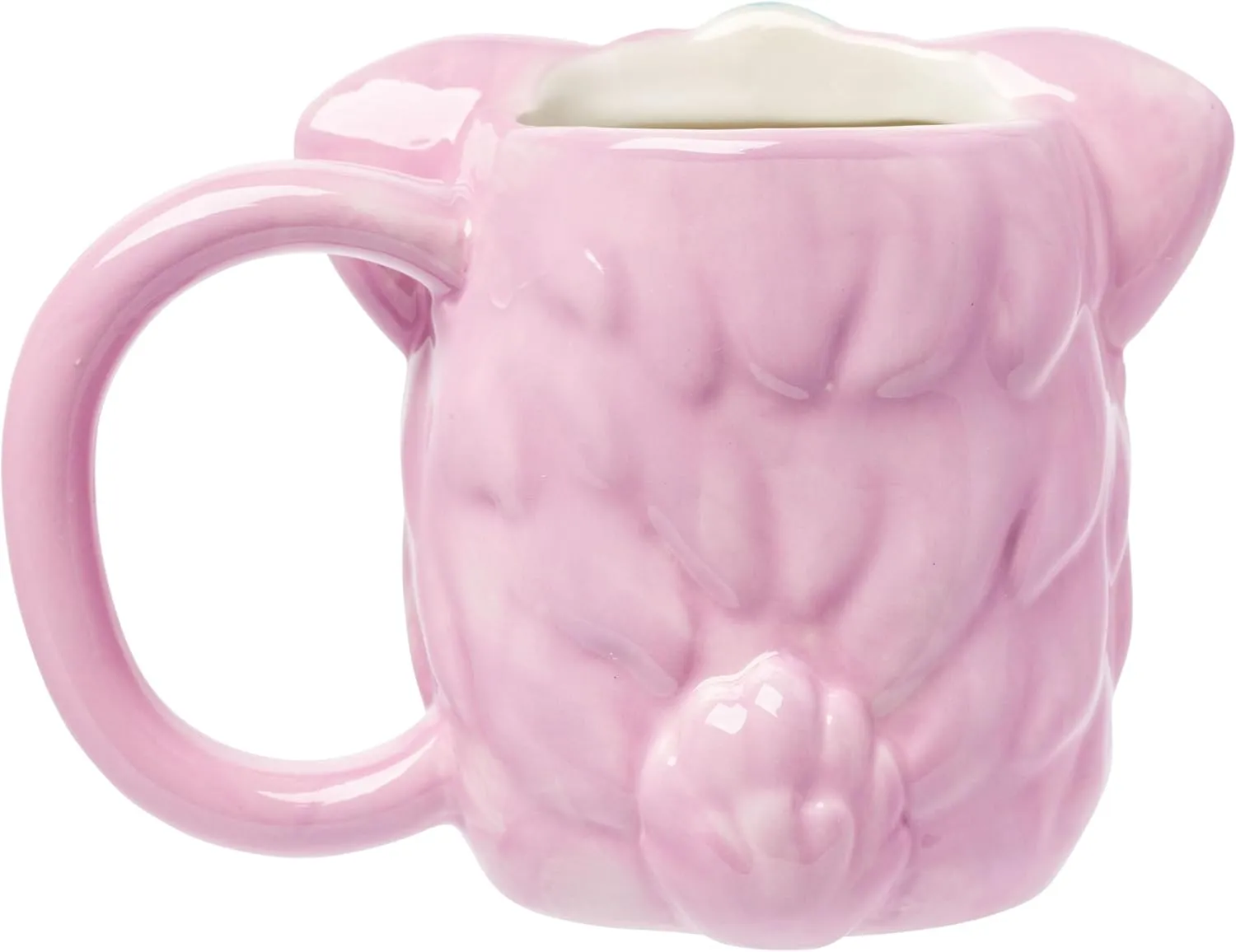 Silver Buffalo Furby Pink Ceramic 3D Sculpted 20oz Mug