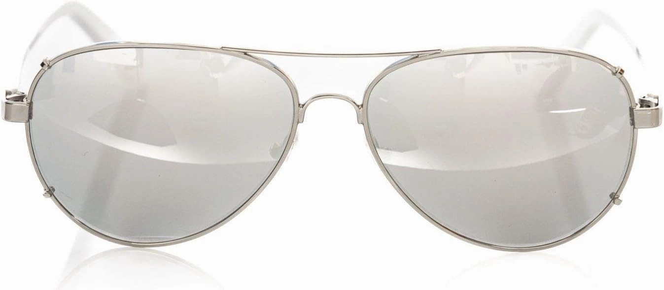 Silver Metallic Men Men's Sunglass