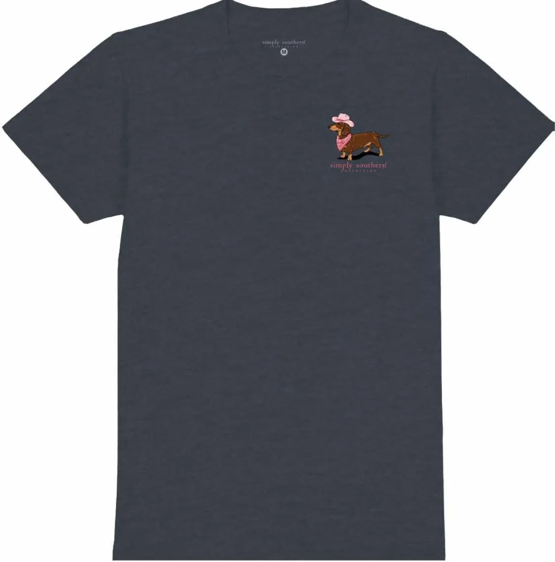 Simply Southern If You See Someone Without A Smile Give Them One of Your - Dachshund - Adult T-Shirt