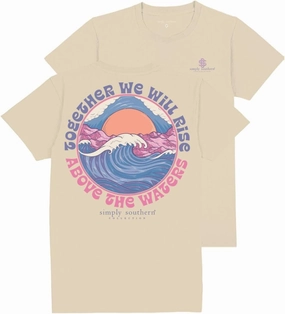 Simply Southern Collection Together We Will Rise Above The Waters T-Shirt, Hurricane Relief