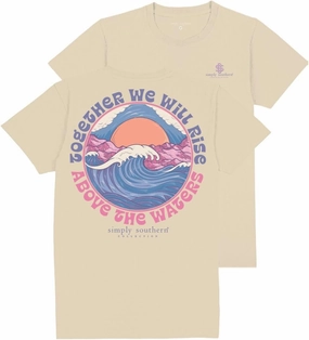 Simply Southern Collection Together We Will Rise Above The Waters T-Shirt, Hurricane Relief