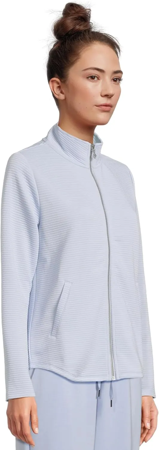 Skechers Women's Gowalk Hoodless Hoodie Shine Scoop Hem Jacket