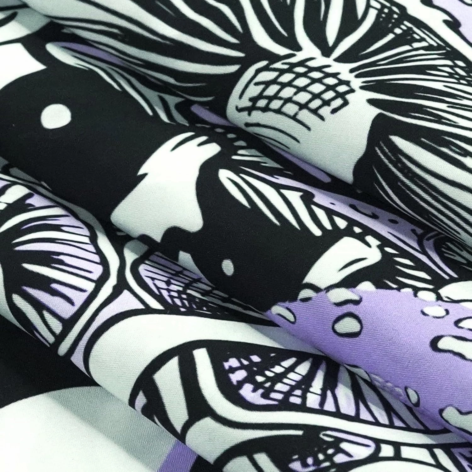 Skeleton Butterfly Tapestry Purple Skull Hippie Mushroom Plants Tapestry for Bedroom Moon phase Aesthetic Tapestries Wall Hanging for Living Room Dorm (68.00” x 90.00”, Purple)
