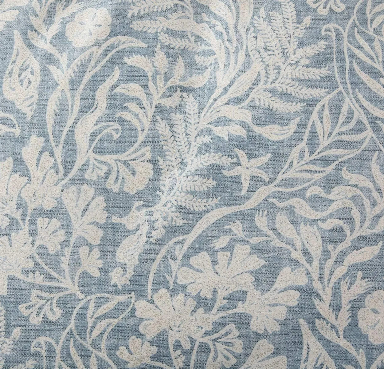 SLEEPBELLA Duvet Cover King Size, 600 Thread Count Cotton Beige & Bluish Grey Printed with Luxurious Leaves Pattern Reversible Botanical Comforter Cover Sets, Bedding Set 3Pcs (King, Beige Paisley)
