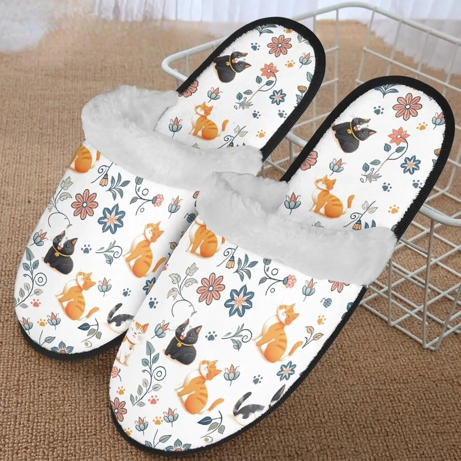 Slippers for Women Warm Soft Cozy Easy to Clean
