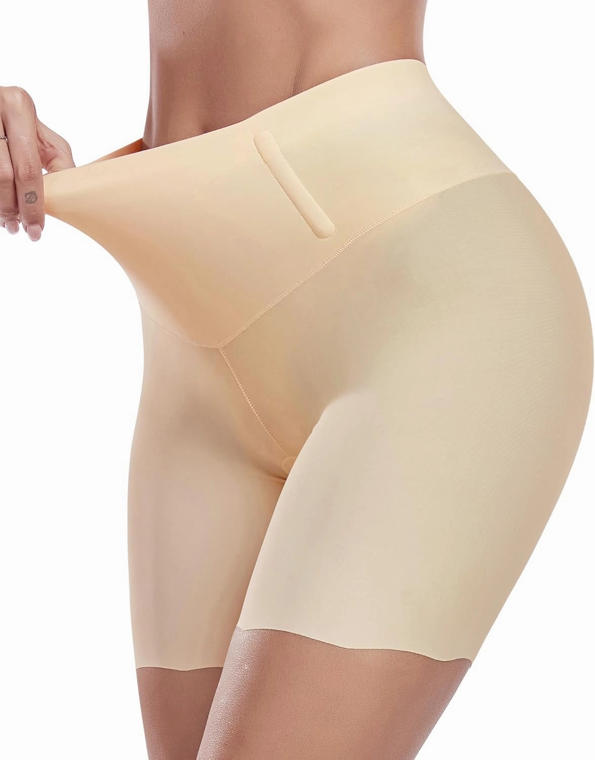 Smooth and Soft Slip Shorts for Under Dresses Women, Wave Legs Anti Chafing Under Dress Cooling Women Shorts