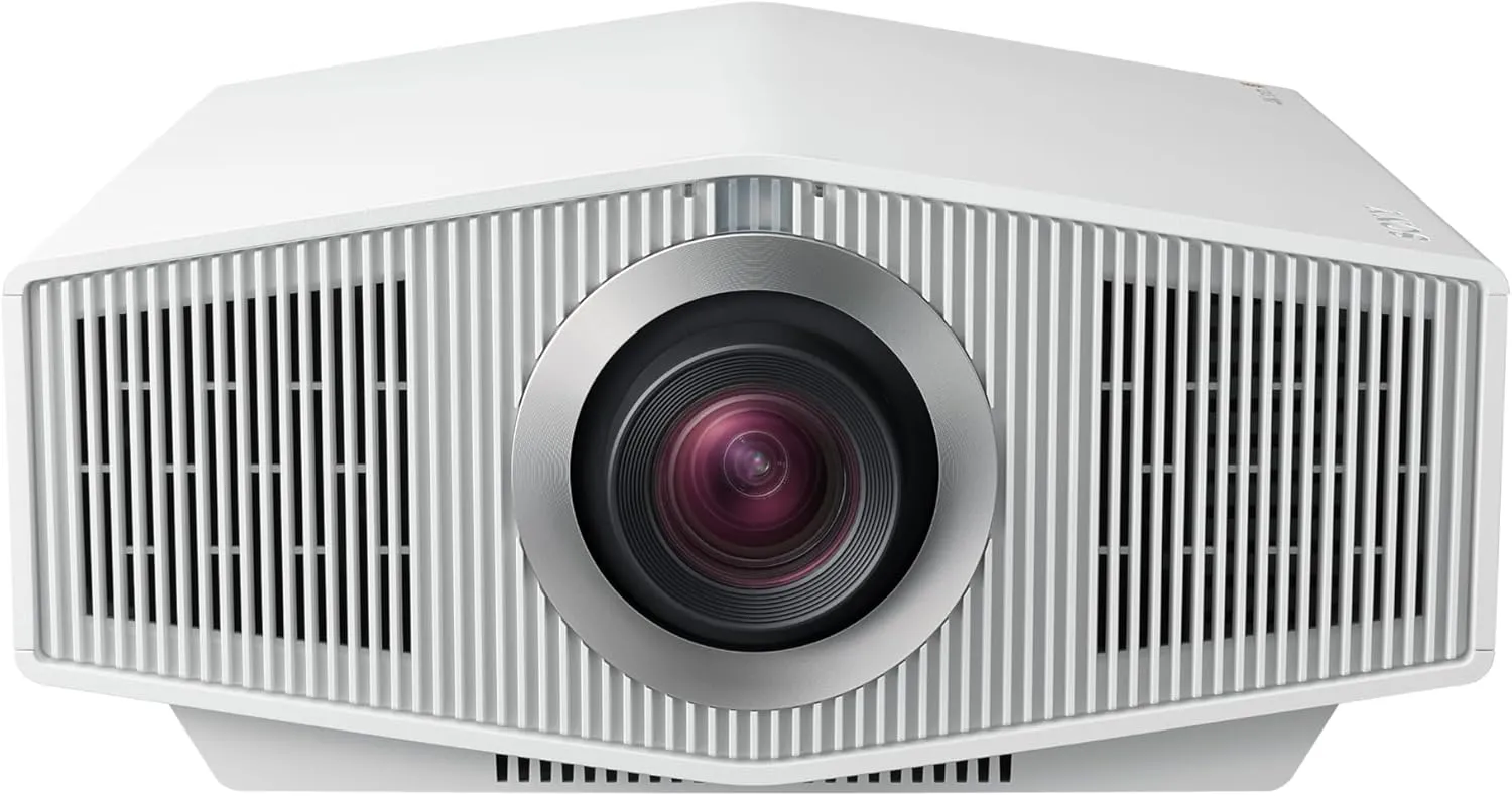 Sony BRAVIA Projector 8 4K HDR Laser Home Theater Projector with Native 4K SXRD Panel (VPL-XW6100ES), White
