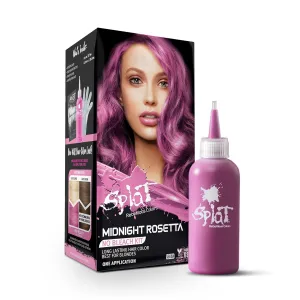 Splat Midnight Rosetta Semi Permanent Hair Dye Kit for Blondes, 1 Application, Includes Deep Reconstructor Conditioner, Lasts 30 Washes, No Bleach Required, Vegan & Cruelty Free Hair Color