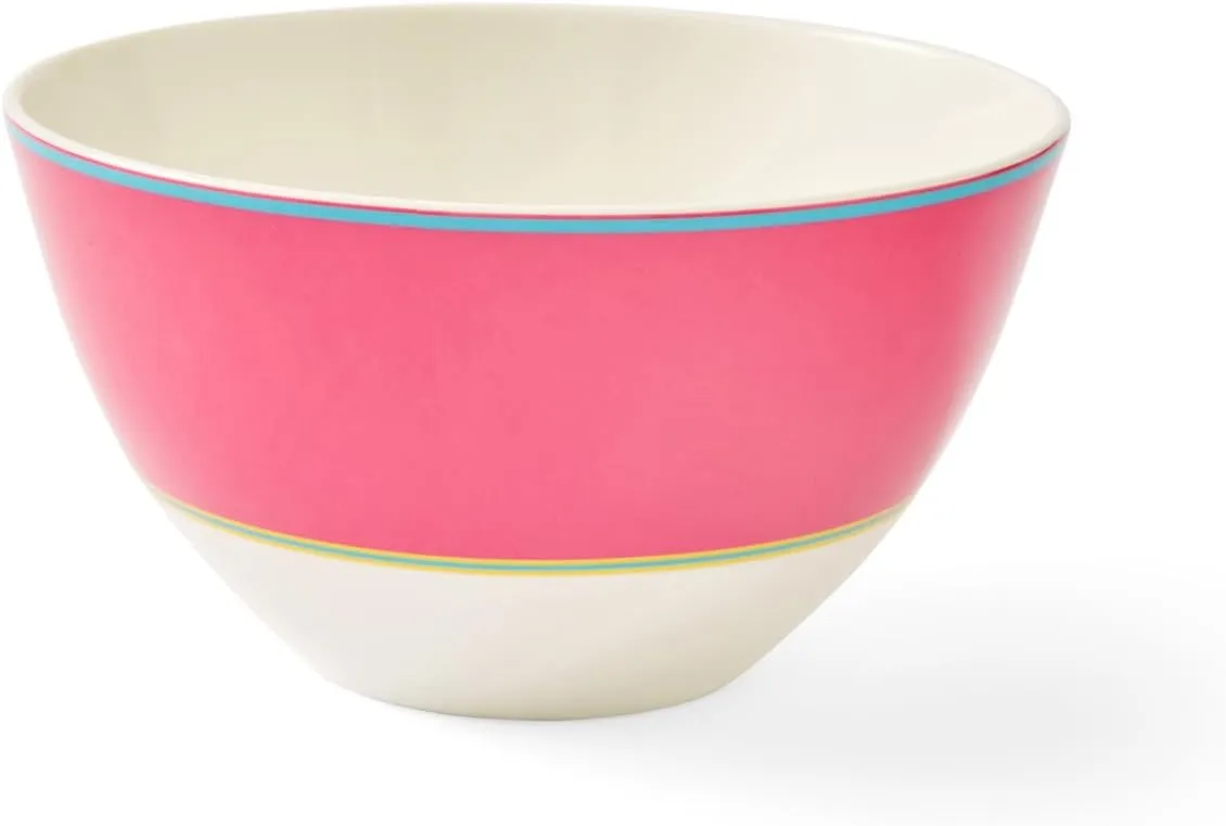 Spode Kit Kemp Bowl | 6” Calypso Pink Bowl | Set of 4 | Made from Porcelain | Dishwasher and Microwave Safe | Vibrant Dinnerware Ideal for Summer