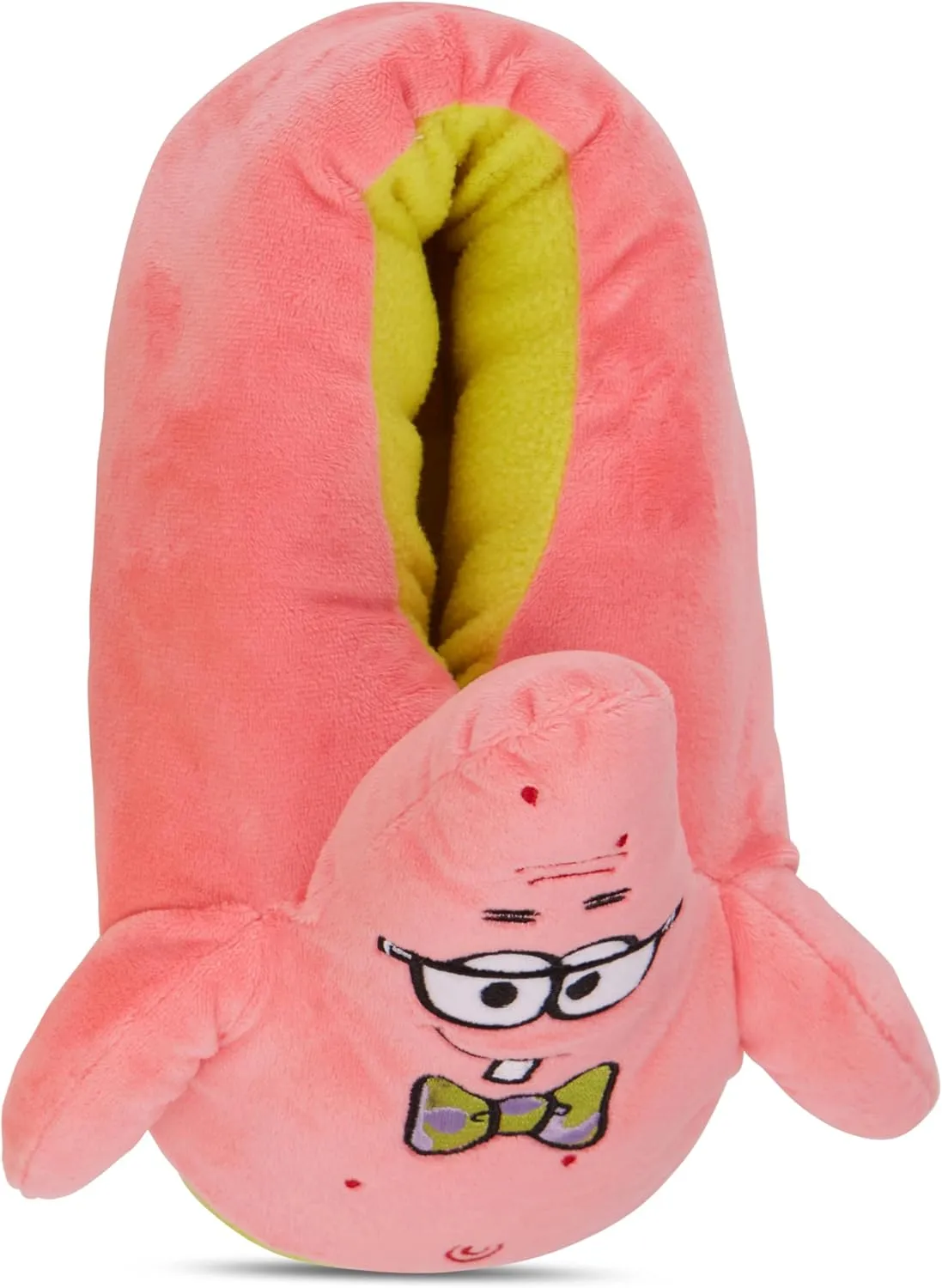 SpongeBob SquarePants Ladies Plush Slippers - Spongebob, Patrick Star, Mr Krabs - 3D Plush Slip-On Slippers