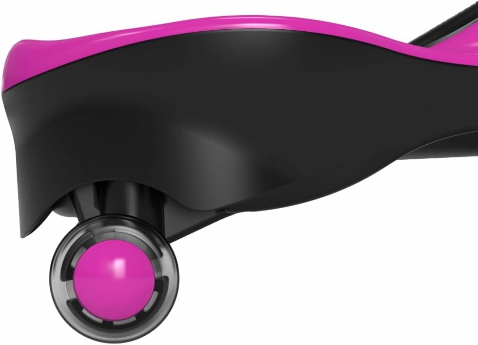 Sports Collection Premium LED-Wheel Swing Car Ride on Toy (Vibrant Pink, Come Fully Assembled)