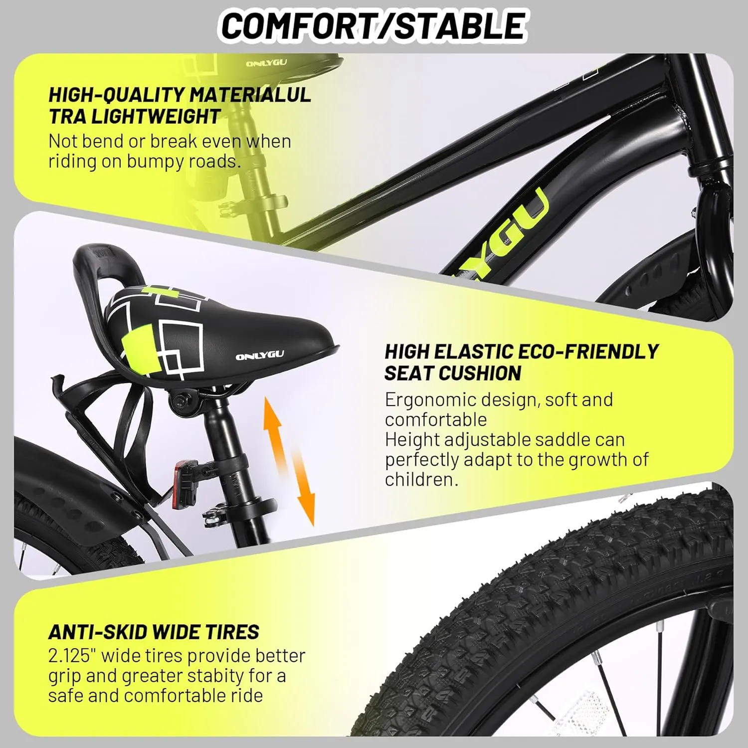 Stylish Kids Bike for Ages 4-9 - Easy Assembly Safe & Stable Ride, 16-18 Inch Wheels, Vibrant Colors, Includes Training Wheels