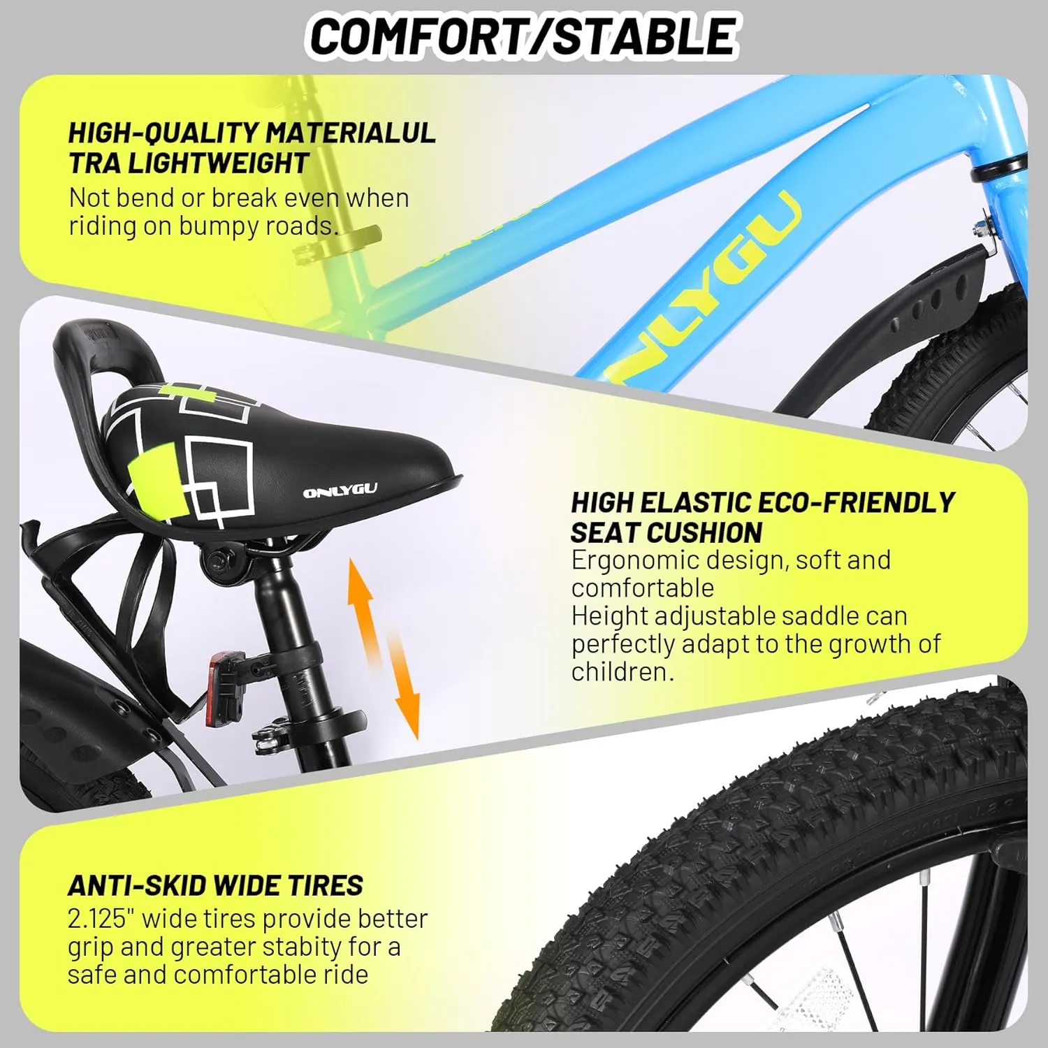 Stylish Kids Bike for Ages 4-9 - Easy Assembly Safe & Stable Ride, 16-18 Inch Wheels, Vibrant Colors, Includes Training Wheels