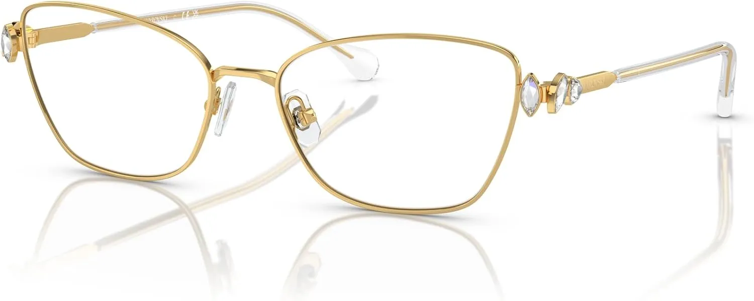 Swarovski Women's Sk1006 Square Prescription Eyewear Frames