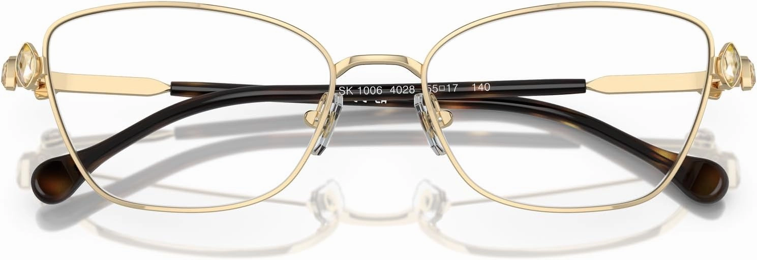 Swarovski Women's Sk1006 Square Prescription Eyewear Frames