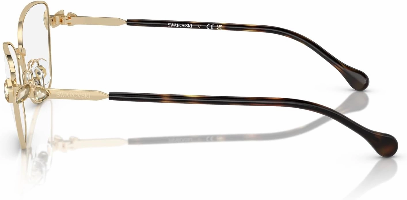 Swarovski Women's Sk1006 Square Prescription Eyewear Frames