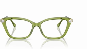 Swarovski Women's Sk2011 Cat Eye Prescription Eyewear Frames