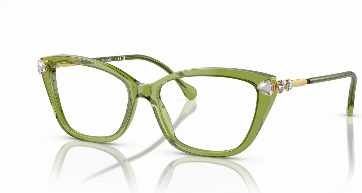 Swarovski Women's Sk2011 Cat Eye Prescription Eyewear Frames