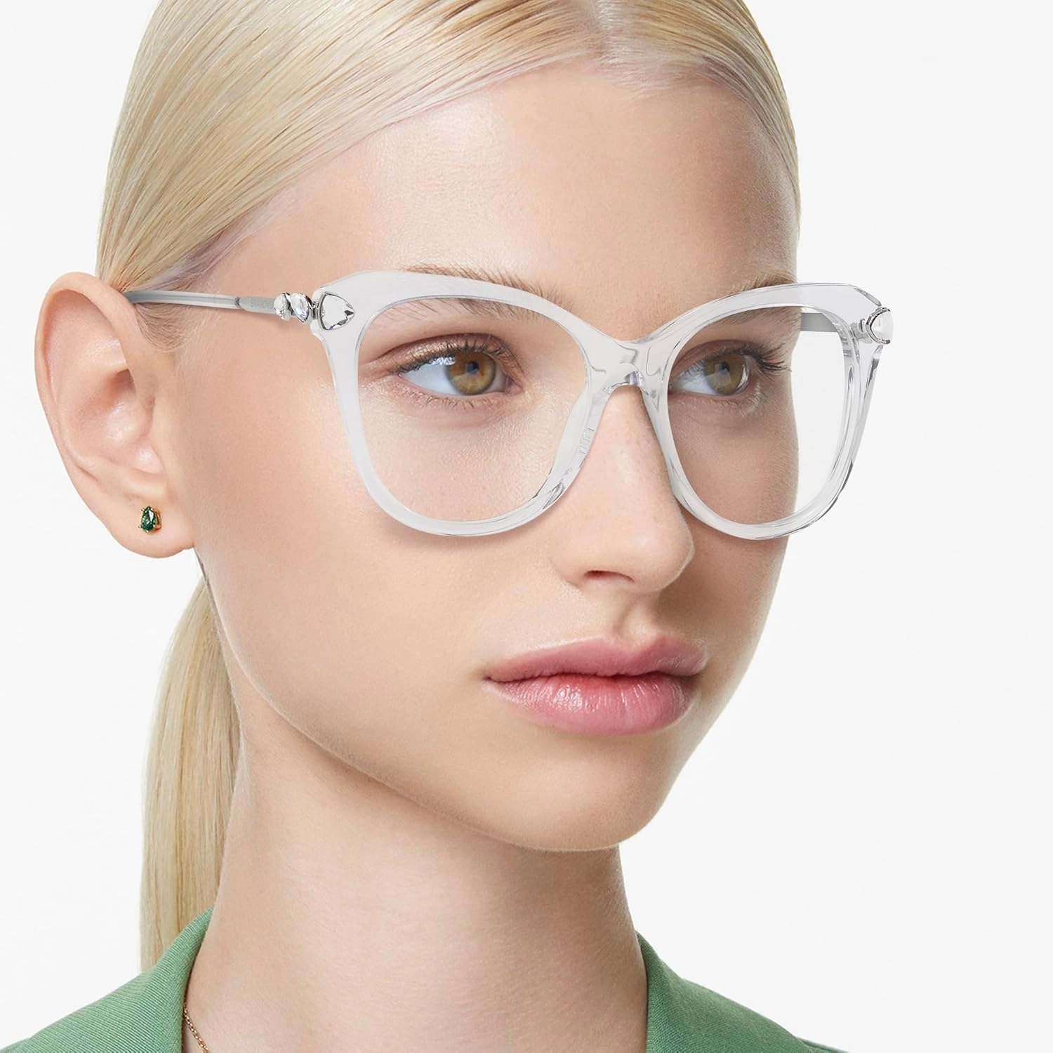 Swarovski Women's Sk2012 Butterfly Prescription Eyewear Frames