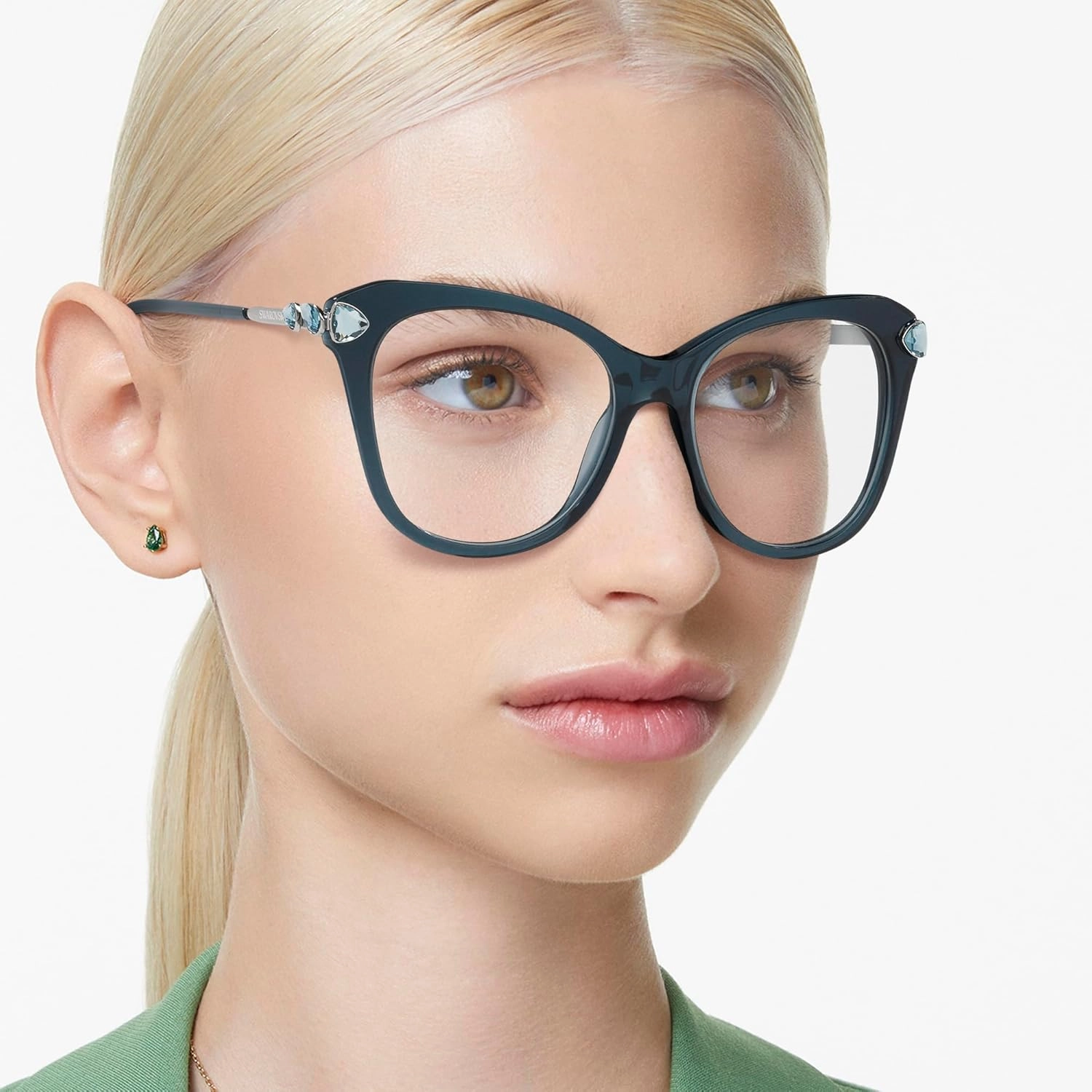 Swarovski Women's Sk2012 Butterfly Prescription Eyewear Frames